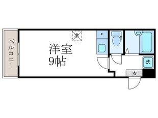 デトム・ワン四条大宮Ⅱ(301)の物件間取画像